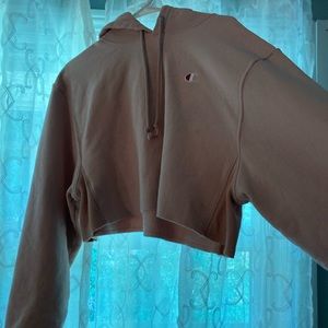 Champion cropped hoodie